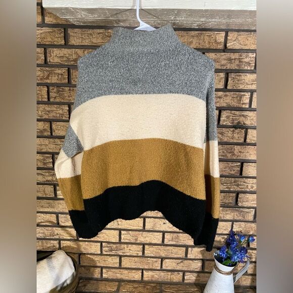 cliche Sweaters - Striped‎ wool blend cliche sweater